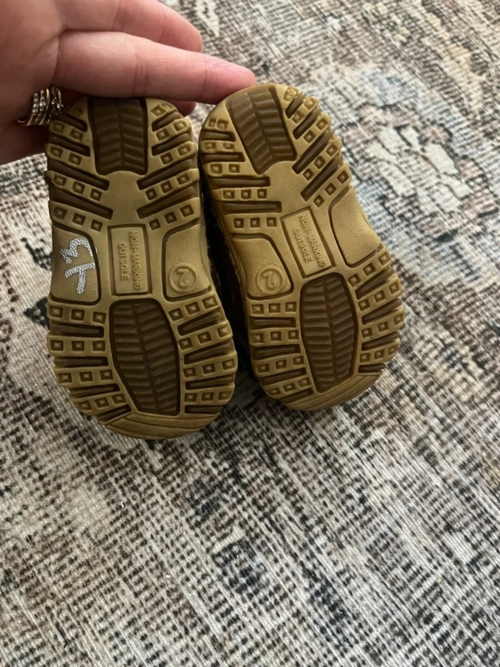 Toddler Brown Leather Hook-and-Loop Dress Shoes